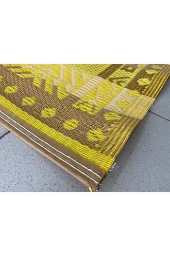 bademlerhali Plastic Wicker Prayer Rug Prayer Straw Foldable Prayer Rug Made with Light Roll 60x120cm Single Person