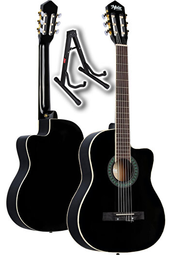 Midex Mgx-100bk-st Üst Seviye Klasik Gitar 4/4 Sap Ayarlı (ÇANTA STAND TUNER CAPO ASKI METOD PENA)
