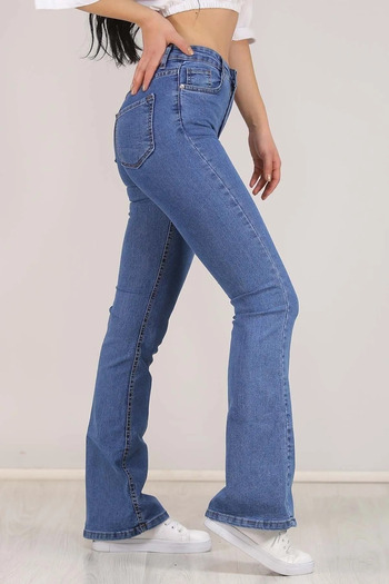 Ramrod Kösem Women's Lycra Spanish Leg Jeans, Stretch Fabric Jeans