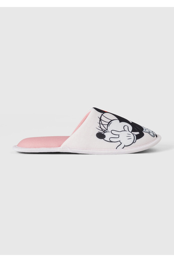 United Colors of Benetton Pink Mickey Patterned Boys' Slippers