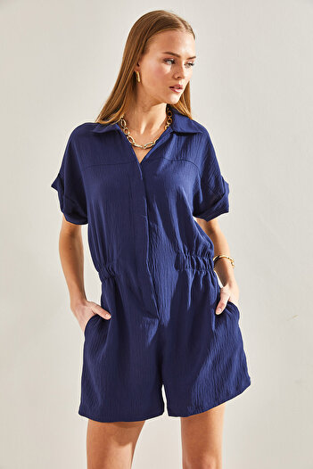 Bianco Lucci Női Basic elasztikus derékú jumpsuit