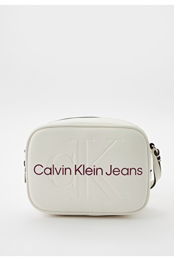 Calvin Klein Jeans Sculpted 18 Mono Women's White Messenger Bag