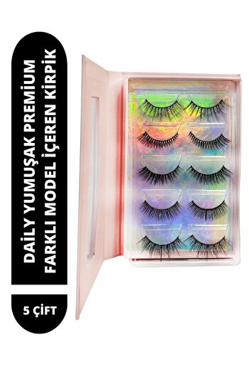 Magic Lash Daily Premium 3d Volume Ipek Kirpik 5 Çift