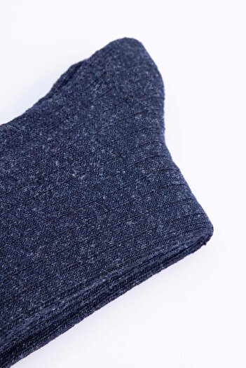 Tudors Winter Thick Navy Blue Men's Socks