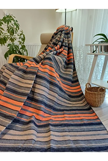 stay with love Cotton Blanket Double 180*220 cm Striped Blanket Pike Valentine's Day Gift