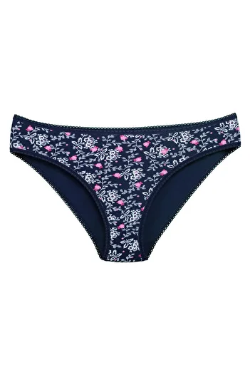 Sensu Chiloți casual de damă din bumbac - Set de 5 culori mixte Kts1090