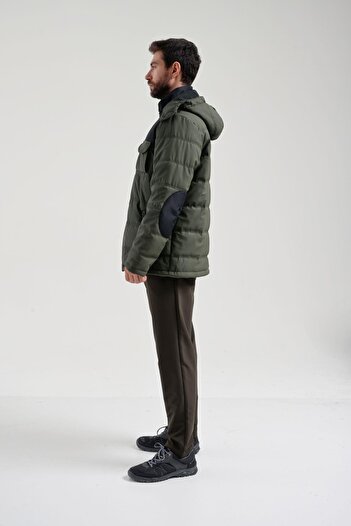 Exuma Men's Khaki Outdoor Coat2311139