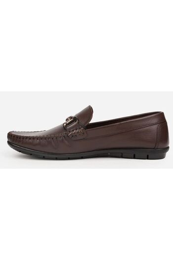 Pierre Cardin 90146 Καφέ Ανδρικά Loafer Casual Δερμάτινα Παπούτσια