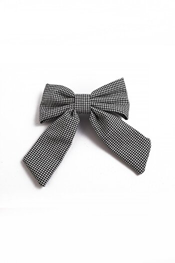 New Obsessions Cataramă cu arc cu model în carouri
