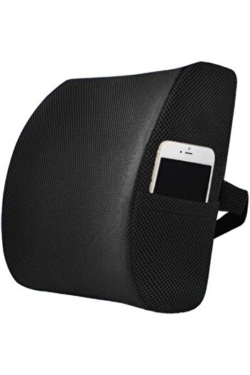 starnewstore Visko Waist Cushion with Mobile Phone Chamber Orthopedic Chair Pillow Back Support Cushion Pillow