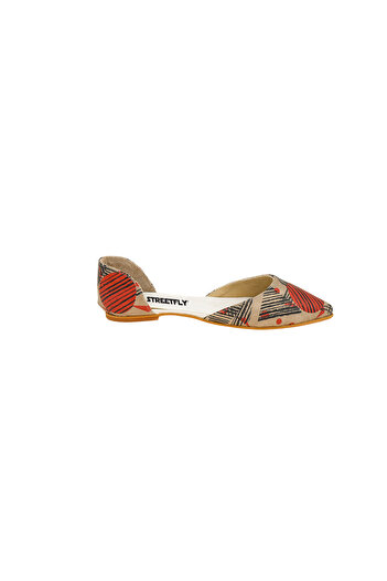 Streetfly Printed Colorful Women's Ballerinas