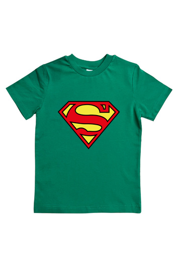 Superman Children's Summer T-Shirt - Printed, Cotton Combed