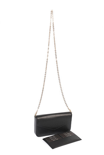 Ysmn Genuine Leather Chain Shoulder Bag Black YC012056DRL