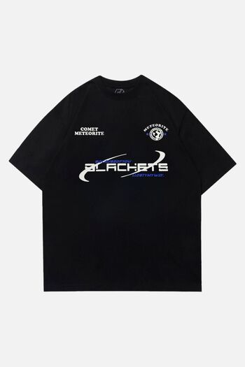 EFBUTİK Black Unisex Blachets T-Shirt