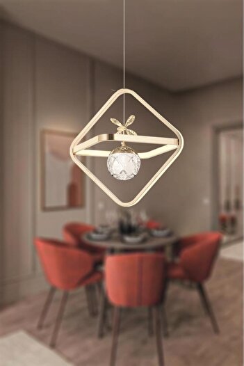 Eray Aydınlatma 5025-1 Gold Led Avize