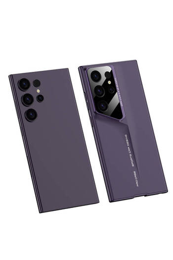 Rivor Samsung Galaxy S24 Ultra Kılıf Ultra İnce Kameralı Korumalı Sert Rubber Procase Hassas Buton Kapak