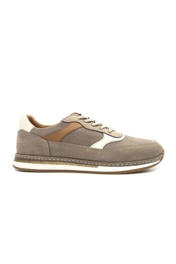 KOMCERO 3024 Men's Genuine Leather Lace-Up Casual Shoes