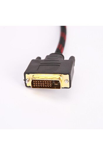 Temiz Pazar Çevirici Dönüştürücü Monitör Kablosu 1.5 Metre Hdmi To Dvi 24+1