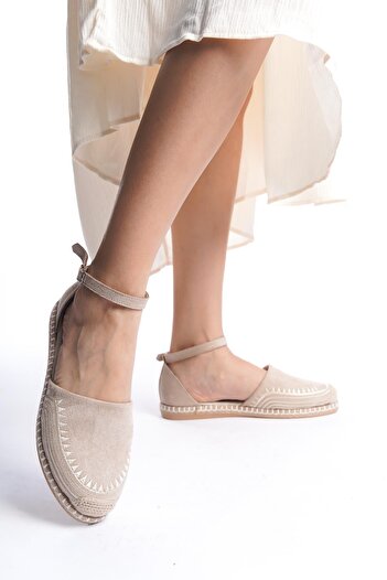 HVZ Exclusive Women's Embroidered Espadrille Straw Sole Ethnic