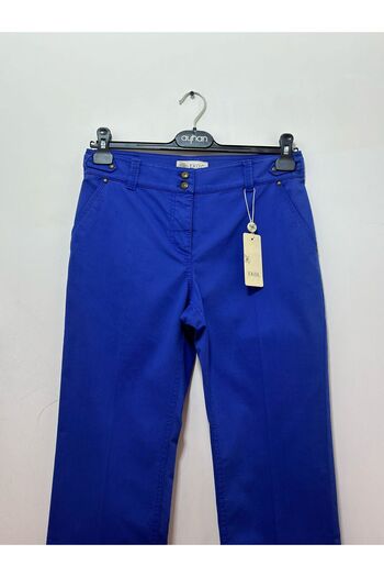 AYHAN Side Pocket Pipe Leg Cotton Trousers
