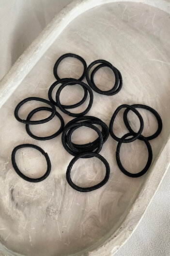TAKIŞTIR Black Color Rubber Buckle Set (Small Size)