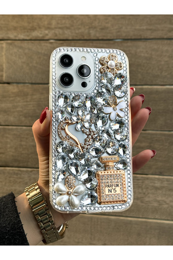 OSG iPhone 13 Pro Case Compatible Only with 13 Pro Ultra Luxury Colorful Drop Rhinestone Special Design Case
