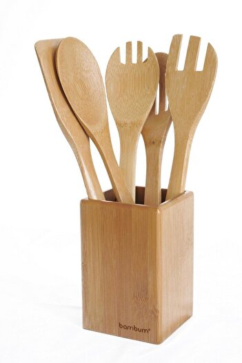 Bambum Ravioli Mix Set of 6 Tongs and Spoons