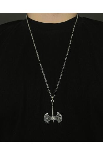 BSN Store Viking Thor Nordic Axe Figured 2-Piece Necklace