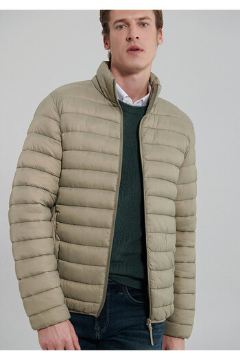 Mavi Stand Collar Beige Puffer Jacket0110016-80062