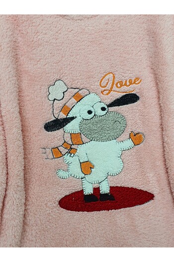 Modamorfo Polar Plush Polka Dot Pajama Set