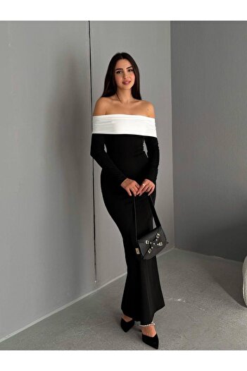 Ekim Store Madonna Collar Strapless Dress