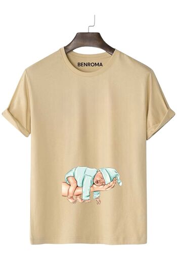 BENROMA Printed Loose Fit Maternity T-Shirt