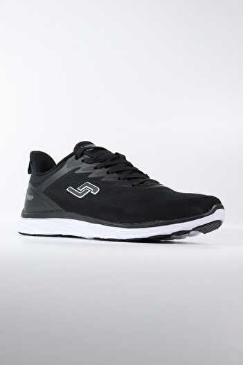 Jump - 29585 Black Knitted Men's Sports Shoes