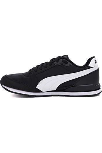 Puma St Runner V3 NL Erkek Günlük Spor Ayakkabı 38485701-Siyah Beyaz