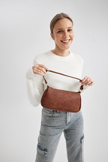 DeFacto Women's Faux Leather Handbag Z8095azns