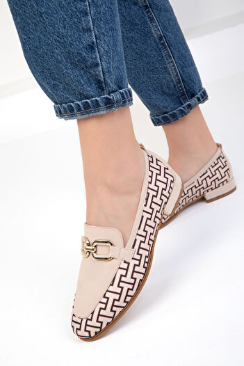 SOHO Beige Women's Casual Shoes 18864