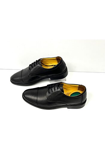 KAFKASLAR AYAKKABI Orthopedic Soft Genuine Leather Stringed Men's Classic Shoes