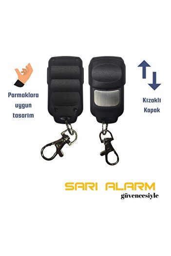 sarıalarm Rolling (Nice, Bft, Hiland, Etc.) Compatible Fix Smart Remote Control Garage Shutter Barrier Remote Control