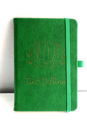 Ulus Damga Recipe Book Patterned Notebook 9x14 Cm