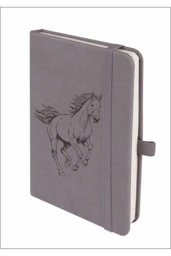 Ulus Damga Horse Patterned Notebook 13x21 Cm