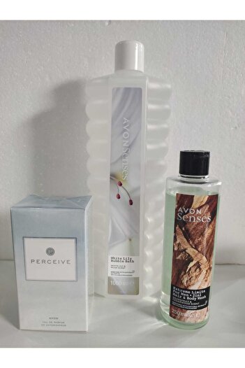 AVON Parfüm set 3 lü receıve  extreme limits for men hair duş jeli