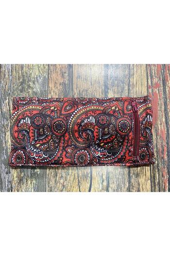 Street Bag Bohemian Patterned Ethnic Wallet - Elastic Coin Compartment