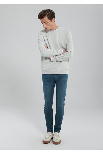 Mavi Crew Neck Gray Basic Sweatshirt0610060-80618