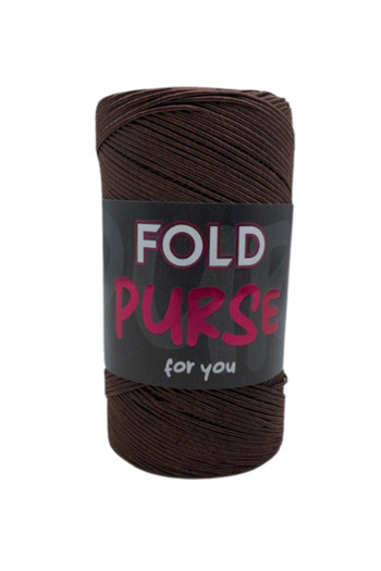 FOLD Τσαντάκι 41242 200 gr Κερωμένο Σχοινί Runner Τσάντα Σχοινί Supla Σχοινί Καφέ Πορτοφόλι