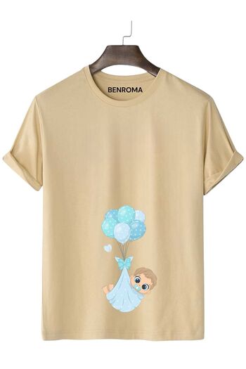 BENROMA Printed Loose Fit Maternity T-Shirt