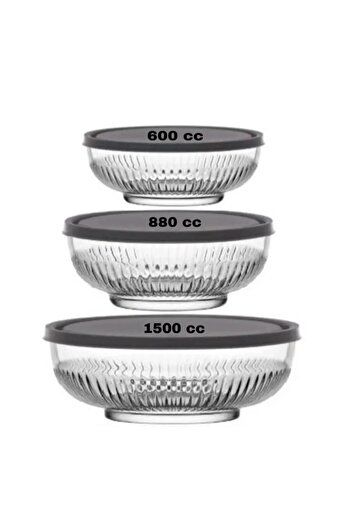 LAV TOKYO 3 PIECES STORAGE CONTAINER(600cc-880cc-1500cc)
