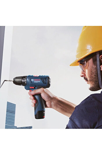 Bosch Darbeli Matkap Şarjlı Maktap Çok Amaçlı Yüksek Kaliteli El Aleti Çift Akülü 103 Parça Set Hediye