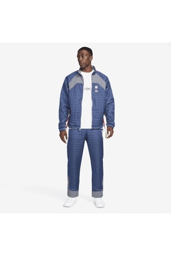 Nike Куртка Jordan x CLOT, темно-синя