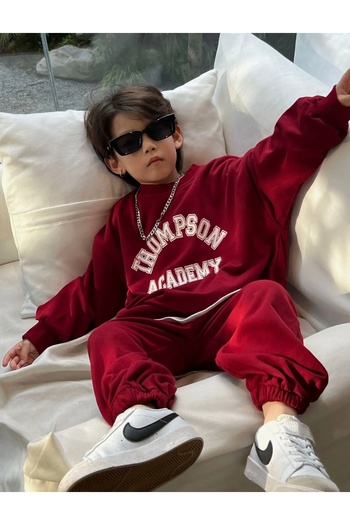 barin kids Oversize Tracksuit Set for Kids