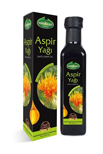 Mindivan 250 ml Safflower Oil - Cold Pressed